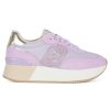 Donna LIU JO | Sneakers Platform Dreamy 02 Con Patch Logo Viola Chiaro