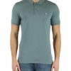 Uomo CALVIN KLEIN JEANS | Polo Slim Fit In Cotone Piquet Con Patch Logo Blu Chiaro