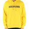 Uomo TOMMY HILFIGER | Felpa Con Cappuccio In Cotone Garzato Archive Fit Giallo