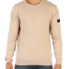 Uomo PEUTEREY | Maglia In Cotone E Lana Shipka 01 Beige