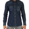 Uomo REPLAY | Camicia Jeans Aged Eco 01 Blu