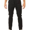 Uomo REPLAY | Sartoriale: Pantalone Jogger In Misto Viscosa Nero