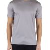 Uomo EMPORIO ARMANI | T-Shirt In Cotone E Lyocell Essential Grigio