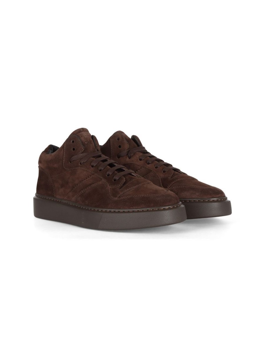 Uomo DOUCAL'S | Sneakers In Suede Marrone