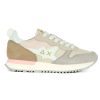 Donna SUN68 | Sneakers In Pelle E Tessuto Stargirl Multicolor Beige