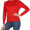 Donna EMME MARELLA | Maglia Girocollo In Misto Lana Zinnia Rosso