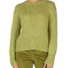 Donna PENNYBLACK | Maglia Girocollo In Misto Mohaitr Tarbes Verde