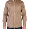 Uomo REPLAY | Camicia In Cotone Beige