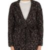 Donna MARKUP | Cardigan Con Cintura Effetto Boucle Nero