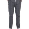 Uomo DANIELE ALESSANDRINI | Grey: Pantalone Jogger In Misto Viscosa Grigio