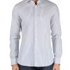 Uomo MICHAEL MICHAEL KORS | Camicia Slim Fit A Righe In Cotton Stretch Blu