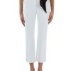 Donna ELISABETTA FRANCHI | Pantalone In Doppio Crepe Stretch Con Cintura Rimovibile Bianco