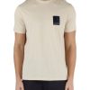 Uomo ARMANI EXCHANGE | T-Shirt Asv Regular Fit In Cotone Beige