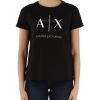 Donna ARMANI EXCHANGE | T-Shirt In Cotone Milano Edition Nero