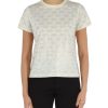 Donna PINKO | T-Shirt In Cotone Quentin Con Strass All Over Panna