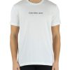 Uomo CALVIN KLEIN JEANS | T-Shirt In Cotone Con Stampa Logo Bianco