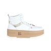 Donna GIO+ | Sneakers Platform In Pelle Ania Bianco