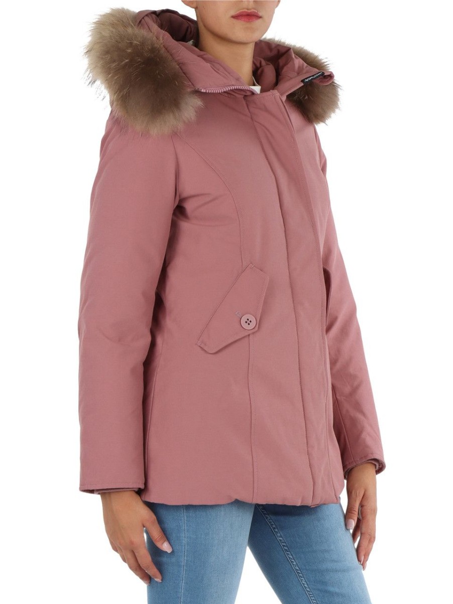 Donna FREEDOMDAY | Piumino In Misto Cotone New Chamois Rosa