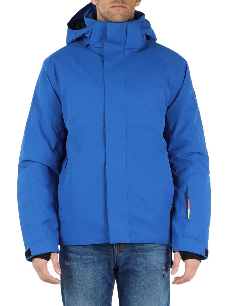 Uomo K-WAY | Giubbino Da Neve Malamot Micro Twill 2 Layers Bluette