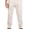 Uomo CALVIN KLEIN | Pantalone Tapered Fit In Cotone Stretch Beige