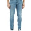 Uomo TOMMY JEANS | Pantalone Jeans Cinque Tasche Austin Slim Tapered Blu Chiaro