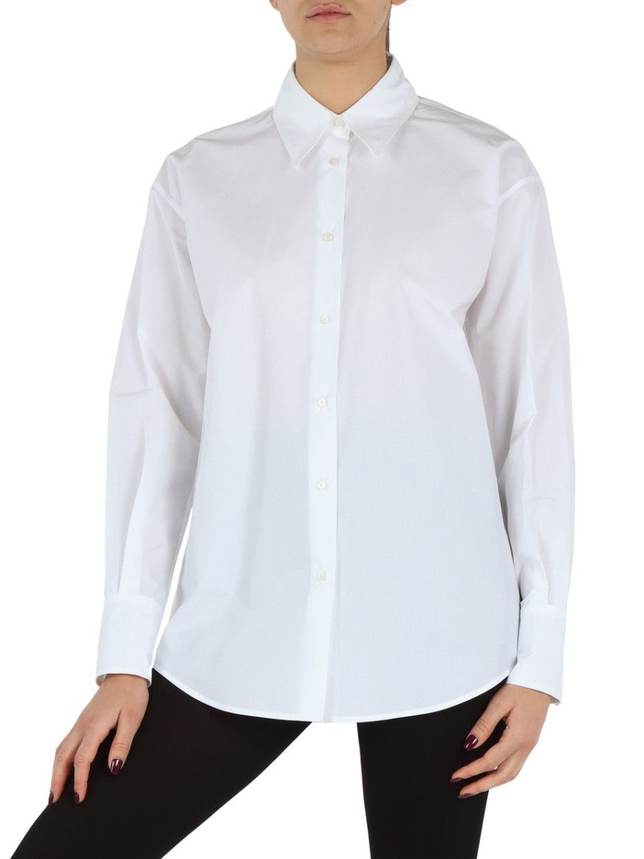 Donna FABIANA FILIPPI | Camicia In Popeline Bianco