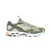 Uomo MIZUNO | Sneakers Running In Pelle E Tessuto Wave Rider 10 Verde