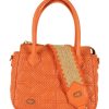 Donna LA CARRIE | Borsa A Mano In Pelle Stich&Spun Small Arancione