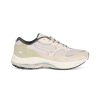 Uomo MIZUNO | Sneakers Running In Pelle E Tessuto Wave Rider B Panna