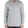 Uomo MICHAEL MICHAEL KORS | Camicia Slim Fit In Cotton Stretch Bianco/Nero