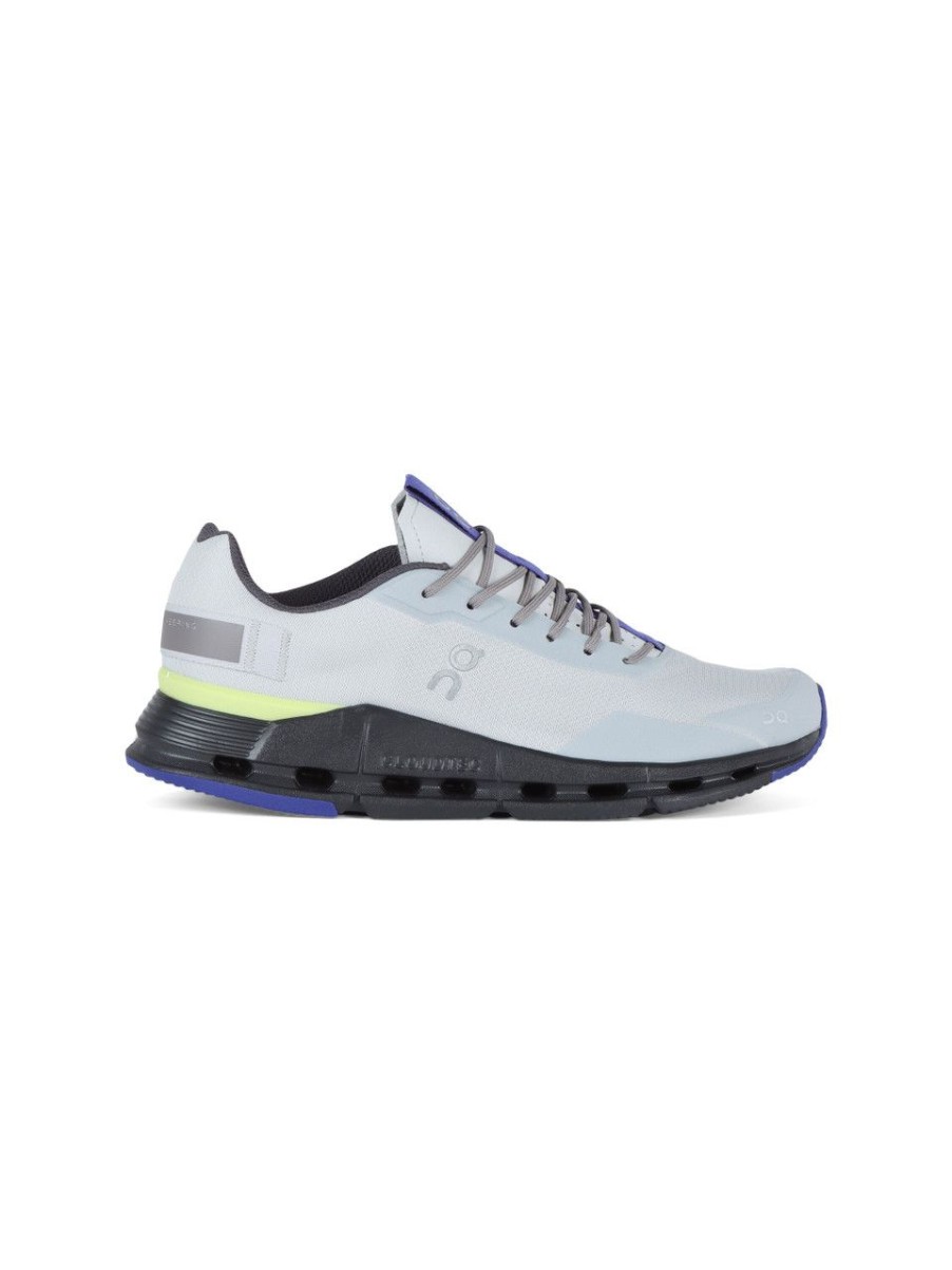 Uomo ON | Sneakers In Tessuto E Materiali Tecnici Cloudnova Form Grigio Chiaro