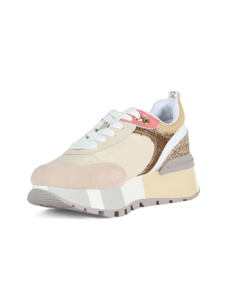 Donna LIU JO | Sneakers Amazing 24 Con Paillettes Beige