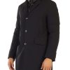 Uomo MONTECORE | Giaccone In Tessuto Stretch Waterproof Con Imbottitura In Piuma Nero