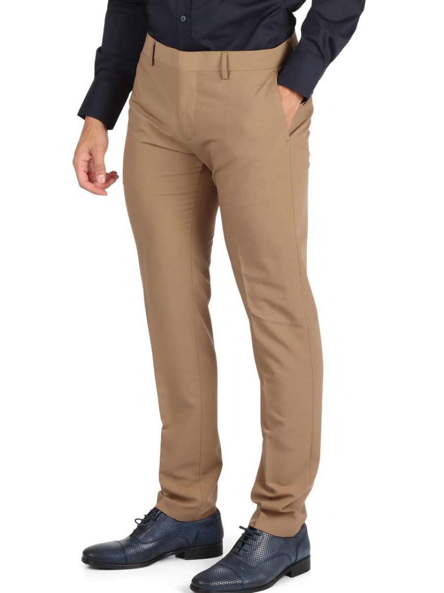 Uomo ANTONY MORATO | Pantalone In Misto Viscosa Bonnie Slim Fit Beige