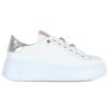 Donna GIO+ | Sneakers In Pelle Pia130A Farfalla Bianco