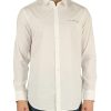 Uomo RICHMOND | Richmond X: Camicia In Cotone Con Scritta Logo Bianco