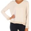 Donna ALESSIA SANTI | Blusa Svasata In Viscosa E Cupro Beige