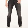 Uomo VERSACE JEANS COUTURE | Pantalone Jeans Cinque Tasche Con Ricamo Logo Grigio Scuro