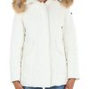 Donna FREEDOMDAY | Piumino In Misto Cotone New Chamois Bianco