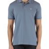 Uomo EMPORIO ARMANI | Polo In Cotone Piquet Stretch Essential Carta Da Zucchero