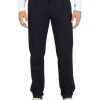 Uomo TOMMY HILFIGER | Pantalone Hampton Tapered Fit In Misto Viscosa Blu Scuro