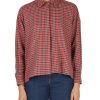 Donna NIÙ | Camicia Oversize In Flanella Di Cotone Rosso