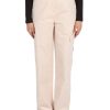 Donna CALVIN KLEIN JEANS | Pantalone In Velluto Con Tasca Cargo Laterale Beige