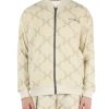 Uomo RICHMOND | Richmond X: Felpa Con Zip In Spugna Beige