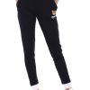 Donna MOSCHINO UNDERWEAR | Pantalone Sportivo Felpato Con Stampa Logo Nero