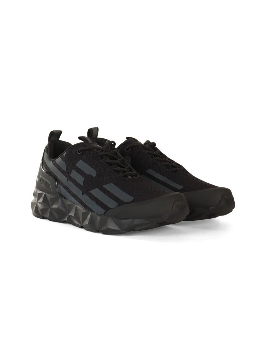 Uomo EA7 | Sneakers Training C2 Ultimate In Tessuto Tecnico Nero