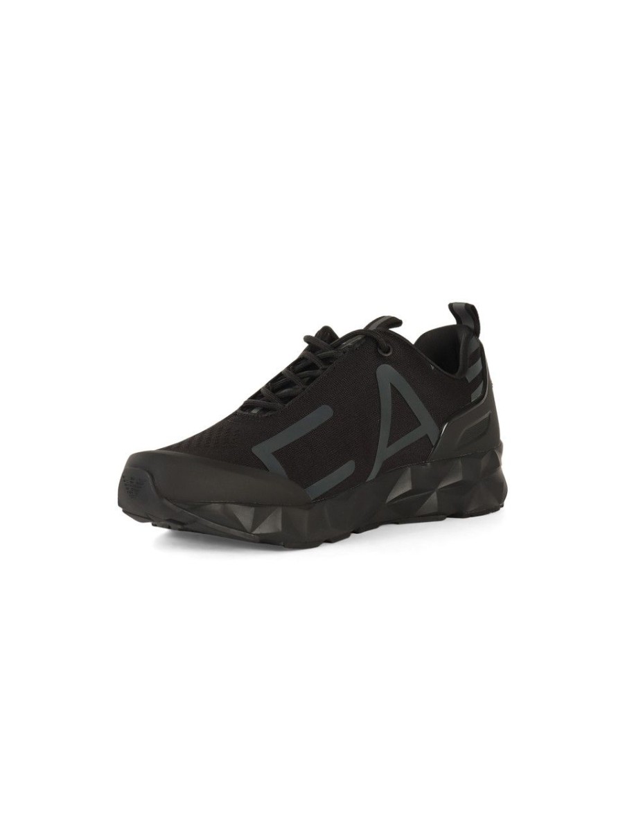 Uomo EA7 | Sneakers Training C2 Ultimate In Tessuto Tecnico Nero