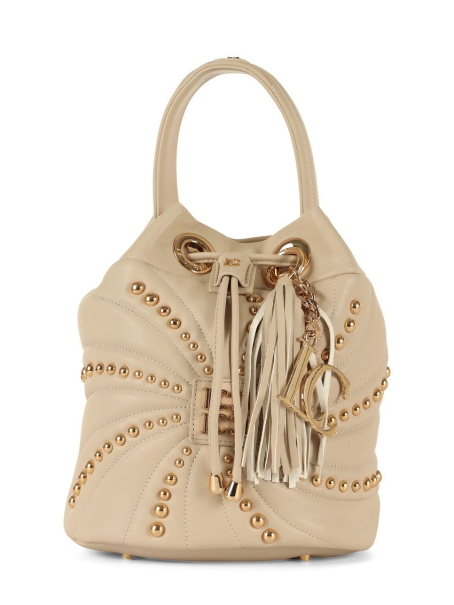 Donna LA CARRIE | Borsa A Secchiello Oyster Studs Beige