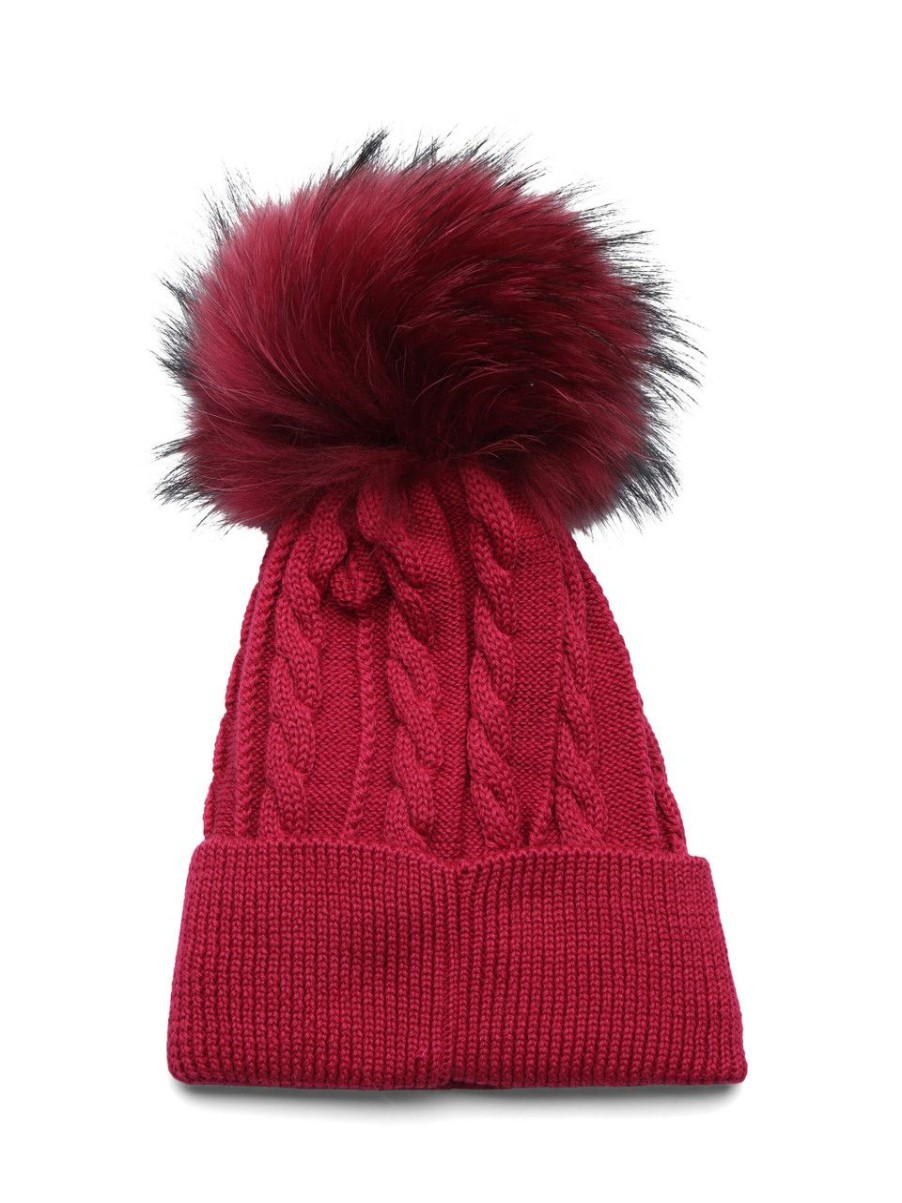 Donna FREEDOMDAY | Cappello A Trecce Martha In Misto Lana Fucsia