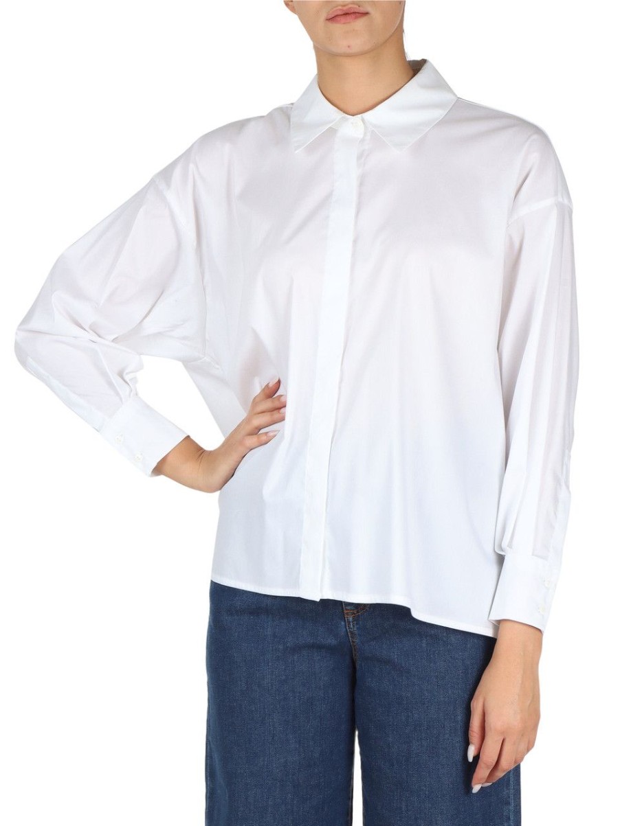 Donna NIÙ | Camicia Oversize In Popeline Bianco